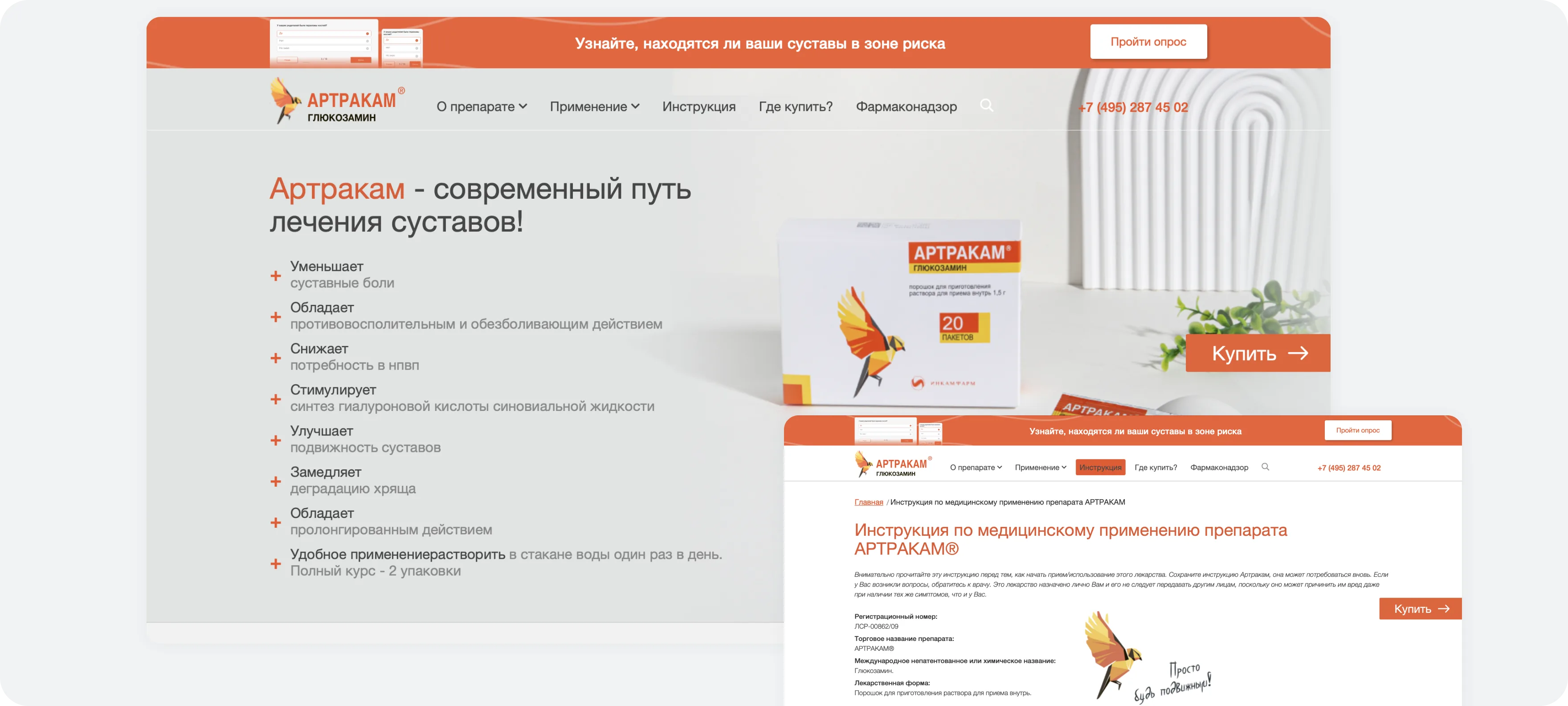 Исходная ситуация Artracam seo